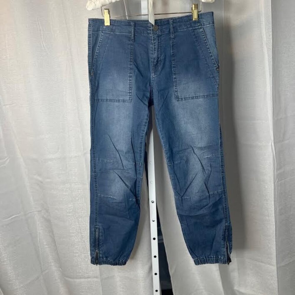 Sanctuary Denim Cotton/Spandex Cropped Joggers - Size 27